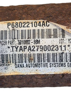 Rear Drive Shaft 4WD 2 Door Excluding Rubicon Fits 07-11 WRANGLER 6713