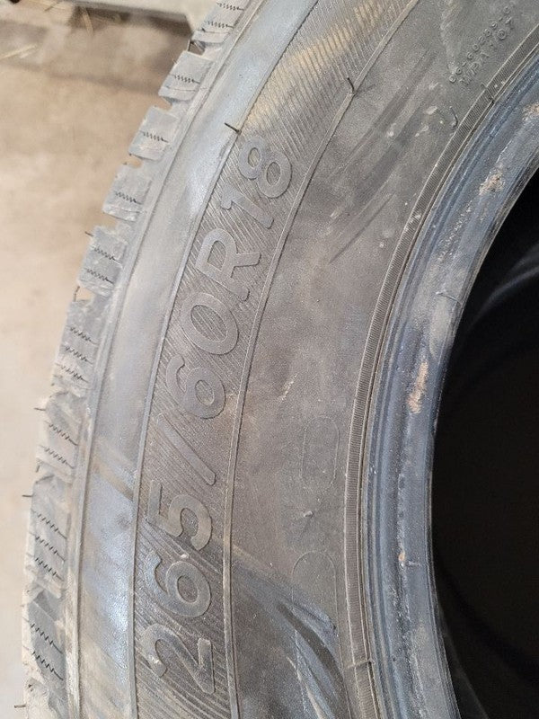3 Used Tires 265-60-18  Michelin 10/32 662240