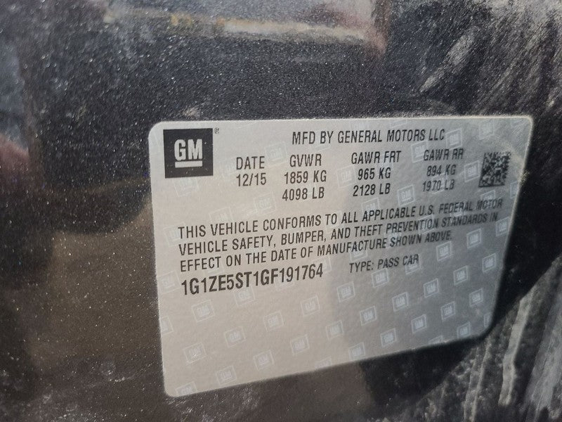 Driver Front Door Driver Only Automatic Up And Down Fits 16-25 MALIBU 