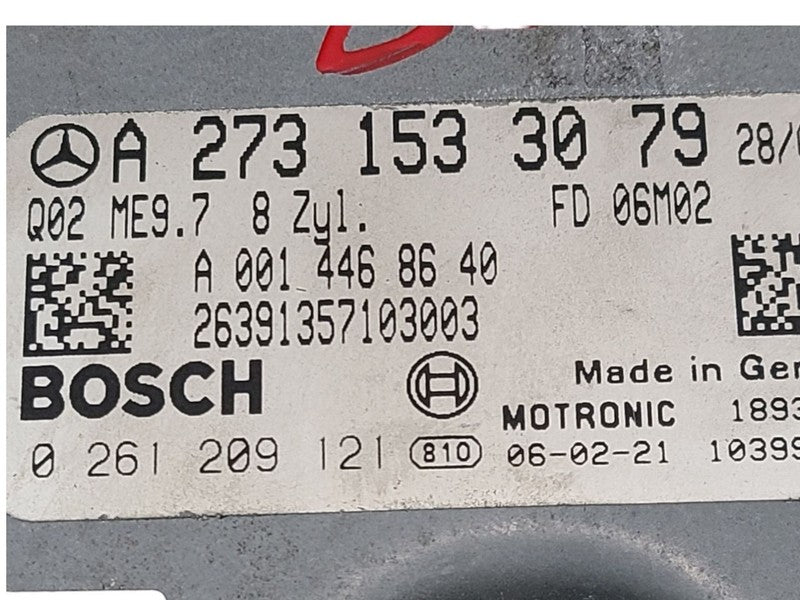 Engine ECM 164 Type GL450 ID 2731533079 Fits 07-08 MERCEDES GL-CLASS 6