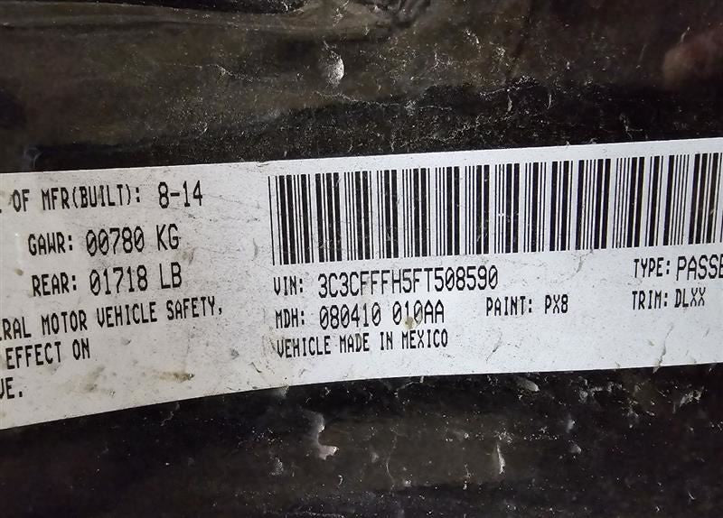 Driver Air Bag 2 Door Front Driver Knee Fits 12-17 FIAT 500 577336