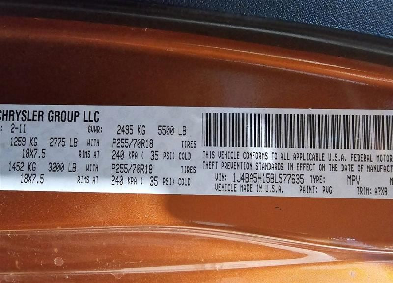 Driver Headlight VIN W 6th Digit Jk Body Halogen Fits 07-18 WRANGLER 5