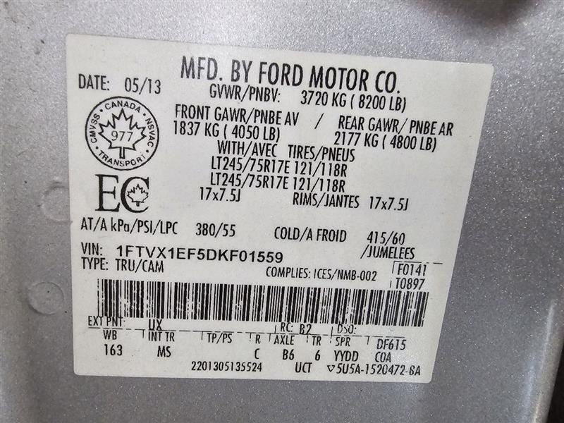 Grille Hood Chrome Surround XLT Fits 13-14 FORD F150 PICKUP 575469