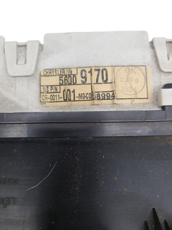 Speedometer Cluster LHD MPH Fits 97-00 WRANGLER 673060