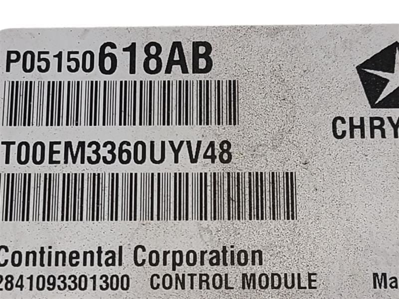 Engine ECM Electronic Control Module 3.6L Fits 11-12 JOURNEY 607448