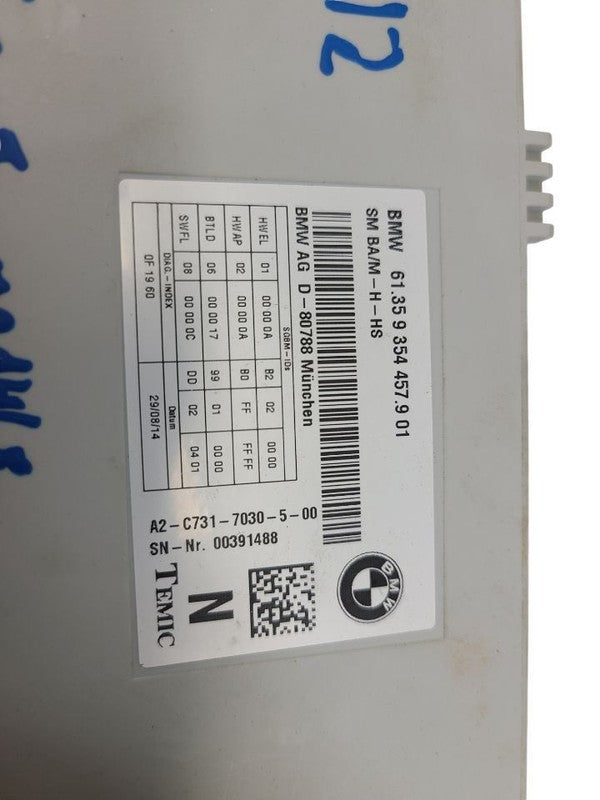 Chassis ECM Seat Memory Fits 16-20 BMW M2 604576