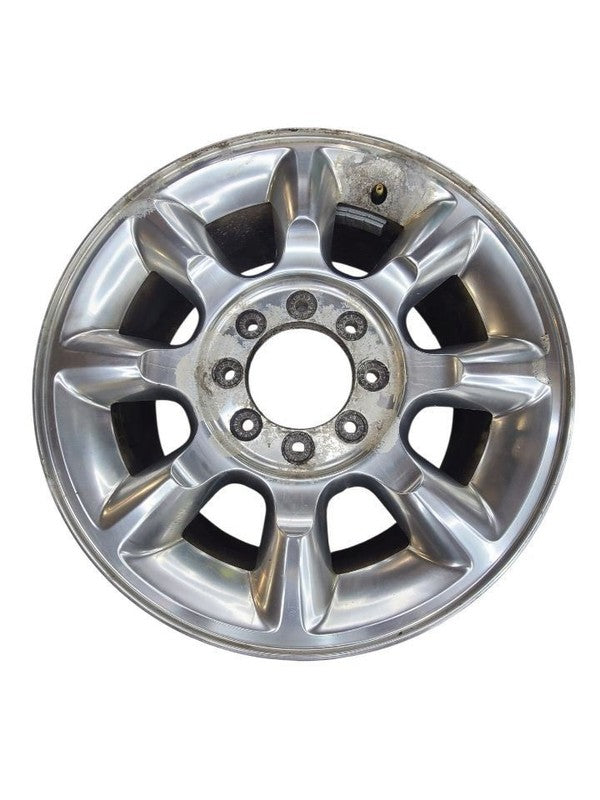 Wheel 20x8 Aluminum 8 Spoke Polished Fits 11-16 FORD F250SD PICKUP 675
