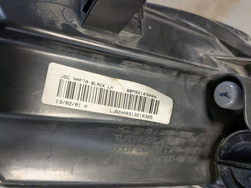 Driver Left Headlight Black Bezel Fits 13-14 200 621425