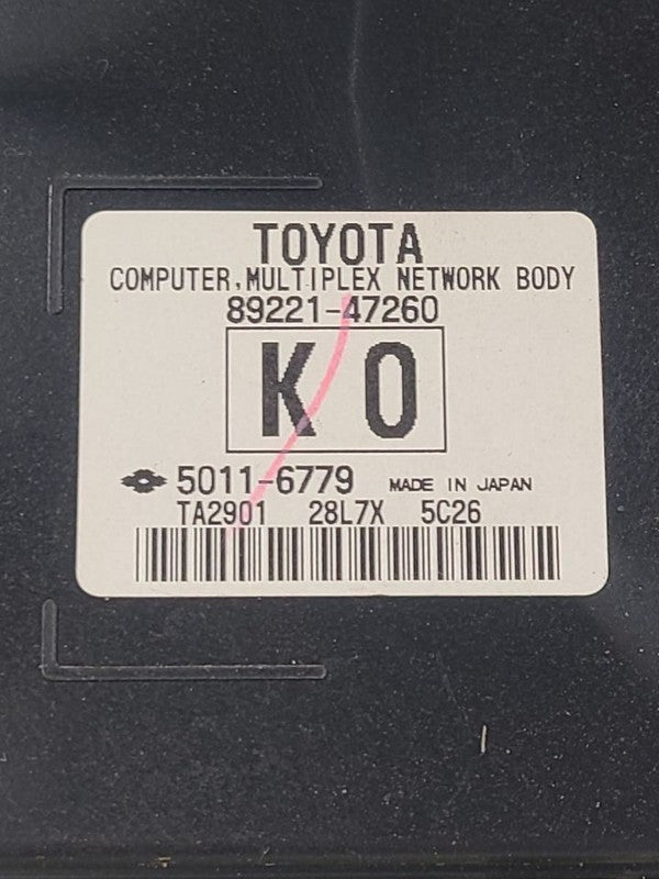 Chassis ECM Multiplex Network Left Hand Dash Prius Fits 13-15 PRIUS 65