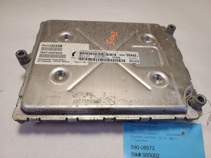 Engine ECM Electronic Control Module 5.7L Fits 16-20 DODGE 1500 PICKUP
