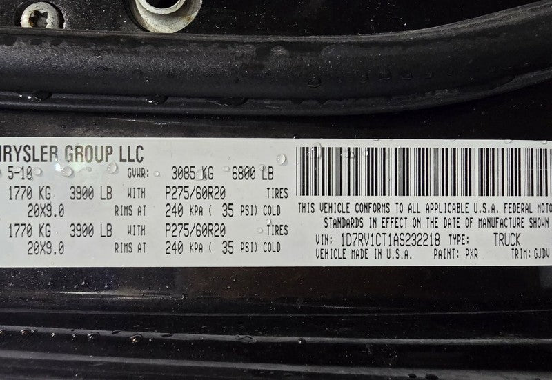 Seat Belt Front Quad Cab Bench Seat Driver Fits 09-12 DODGE 1500 PICKU