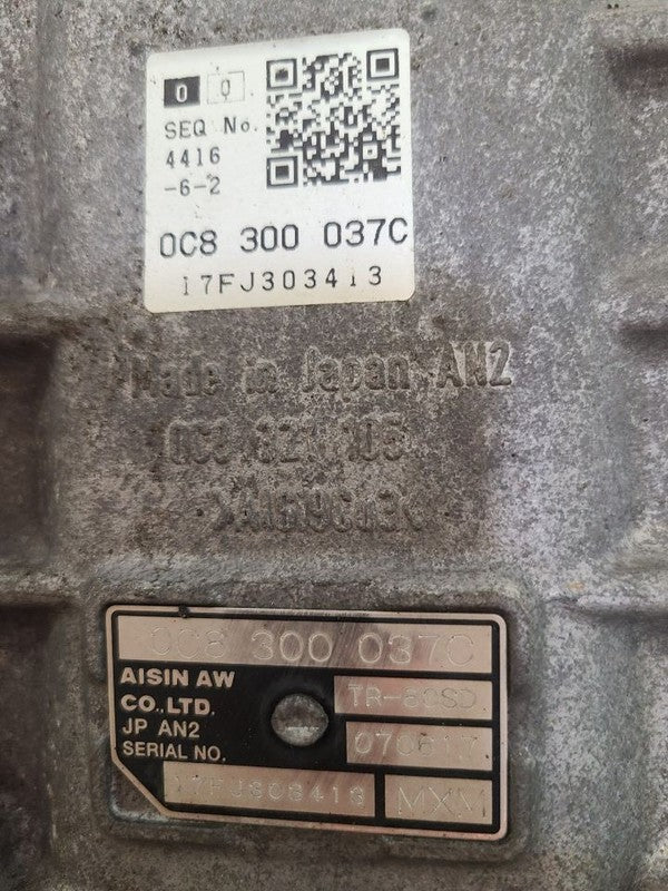 Automatic Transmission 3.6L Fits 11-18 PORSCHE CAYENNE 662960