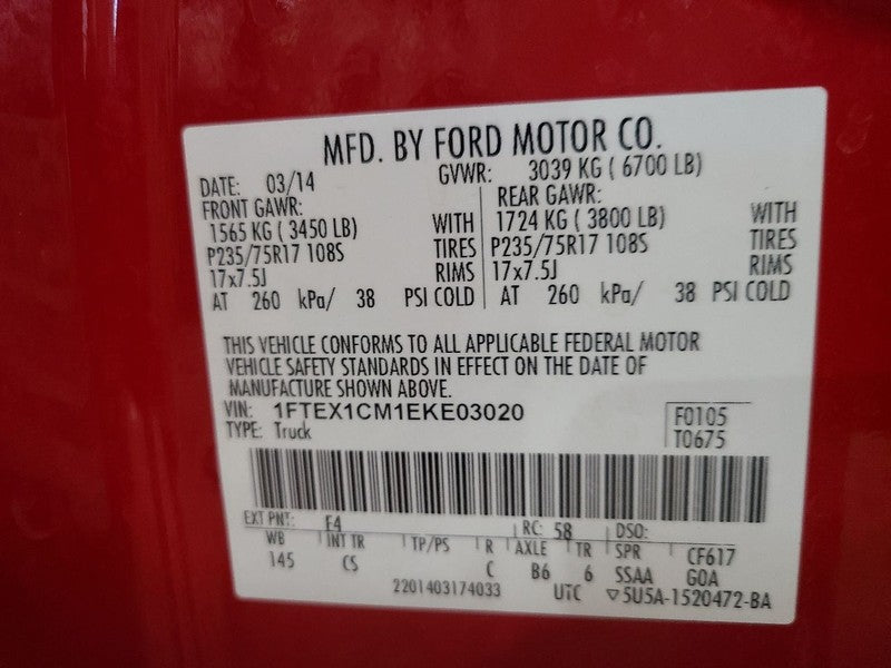 Driver Headlight Halogen Bright Border Trim Fits 09-14 FORD F150 PICKU