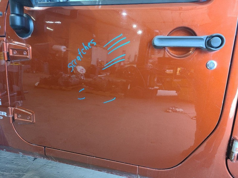Driver Front Door VIN W 6th Digit Jk Body Full Door Fits 11-18 WRANGLE