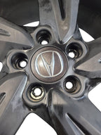 Wheel 19x8 Alloy 5 Twisted Spoke Painted Black Fits 23-26 INTEGRA 6713