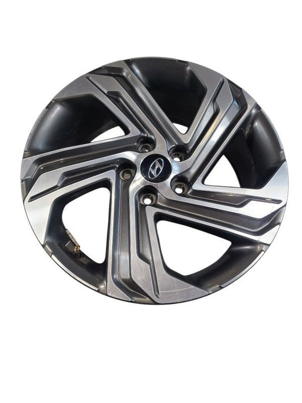 Wheel 18x7-1/2 Alloy 5 Spoke Black Inlay Fits 21-23 SANTA FE 667989