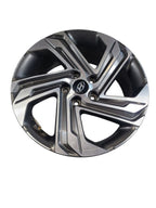 Wheel 18x7-1/2 Alloy 5 Spoke Black Inlay Fits 21-23 SANTA FE 667989