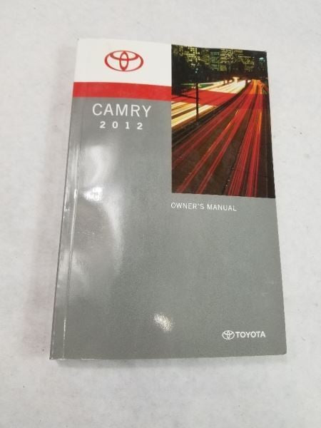 CAMRY     2012 Owners Manual 530335