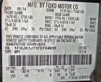 Seat Belt Front Bucket Seat Driver Retractor Fits 15-17 EXPEDITION 620