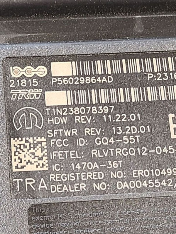 RAM3500   2020 Chassis ECM 642699