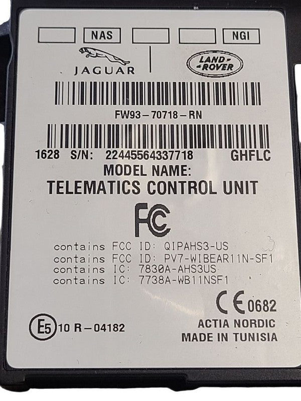 Chassis ECM Telematics Communication Module Fits 2016 XJ 643422