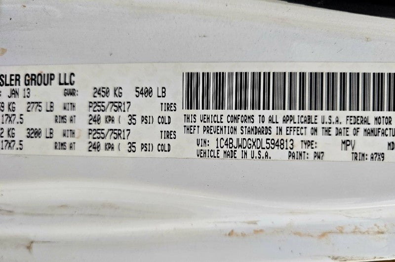 Front Axle Dana 30 LHD 3.21 Ratio Fits 07-08 11-15 WRANGLER 636944