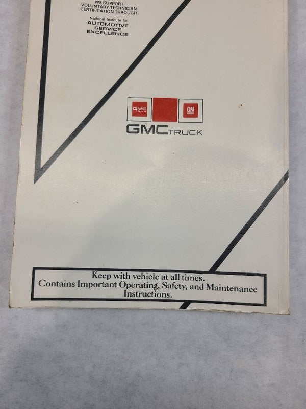 TGMC1500  1990 Owners Manual 612133