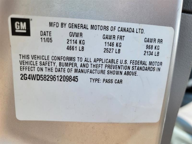 LACROSSE  2006 Owners Manual 545497