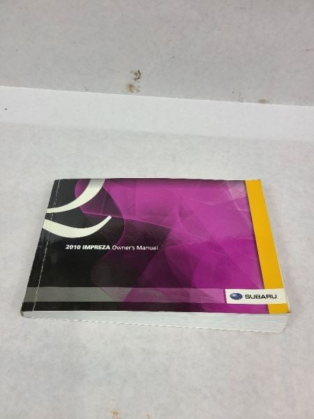 IMPREZA   2010 Owners Manual 550119