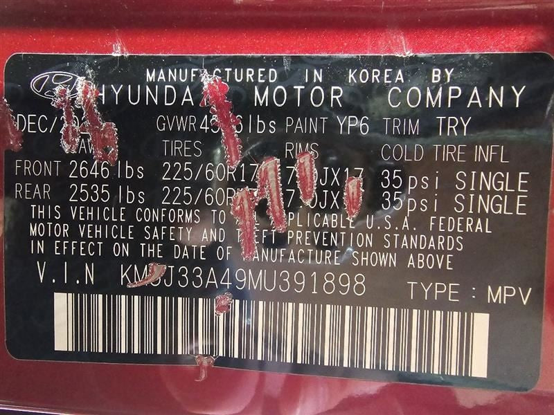 Passenger Axle Shaft Front Outer FWD 2.0L Fits 16-20 TUCSON 587289