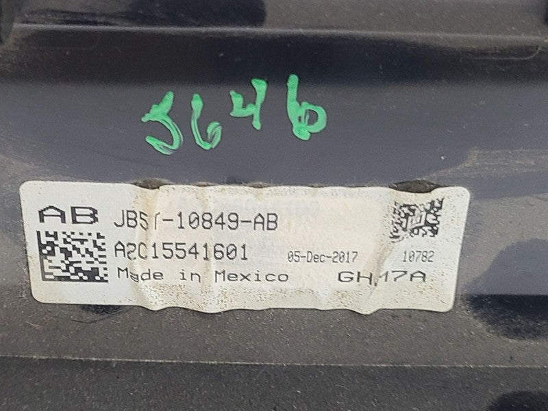 Speedometer MPH ID JB5T-10849-AA Thru JB5T-10849-AC Fits 18 EXPLORER 6