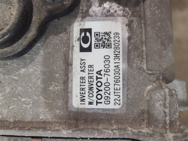 Conv/Invert/Charger Inverter With Converter Fits 13-14 LEXUS CT200H 54