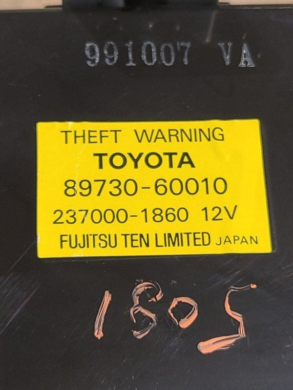 Chassis ECM Theft-locking Center Dash Fits 98-02 LEXUS LX470 632093