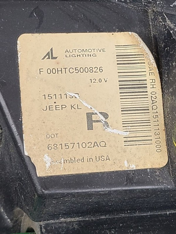 Passenger Corner/Park Light Park Lamp-turn Signal Fits 14-18 CHEROKEE 