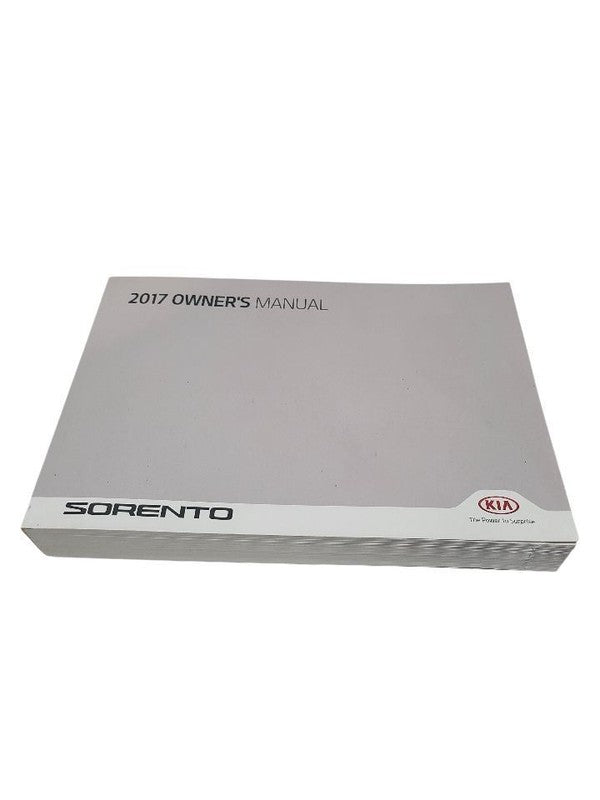 SORENTO   2017 Owners Manual 653396