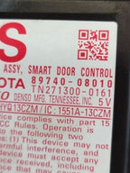 SIENNA    2017 OEM Smart Door Receiver Control Module Chassis ECM 5732
