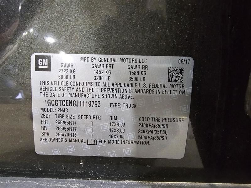 Brake Master Cylinder Fits 15-19 CANYON 599533