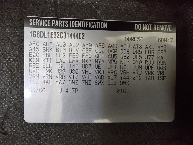 Seat Belt Front Bucket Coupe Driver Buckle Fits 11-15 CTS 578040