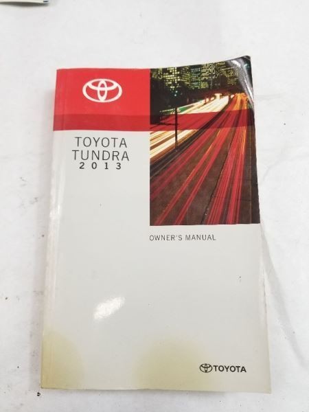 TUNDRA    2013 Owners Manual 449839