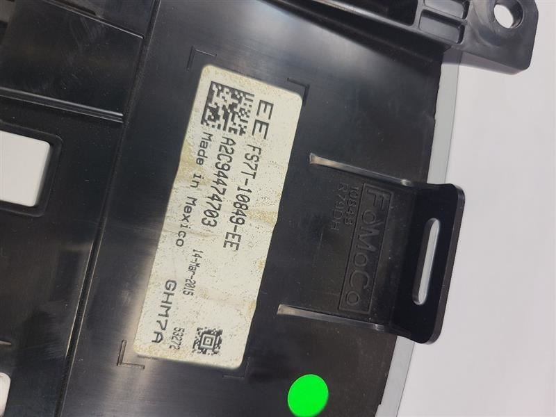 Speedometer Cluster MPH ID FS7T-10849-EA Thru Ee Fits 15 FUSION 558363