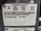 CORVETTE  1997 Seat Belt Front 633007