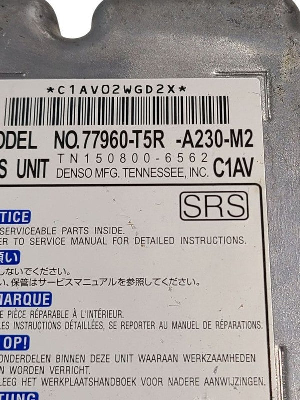 Chassis ECM  Supplemental Restraint System Fits 18-20 FIT 649356