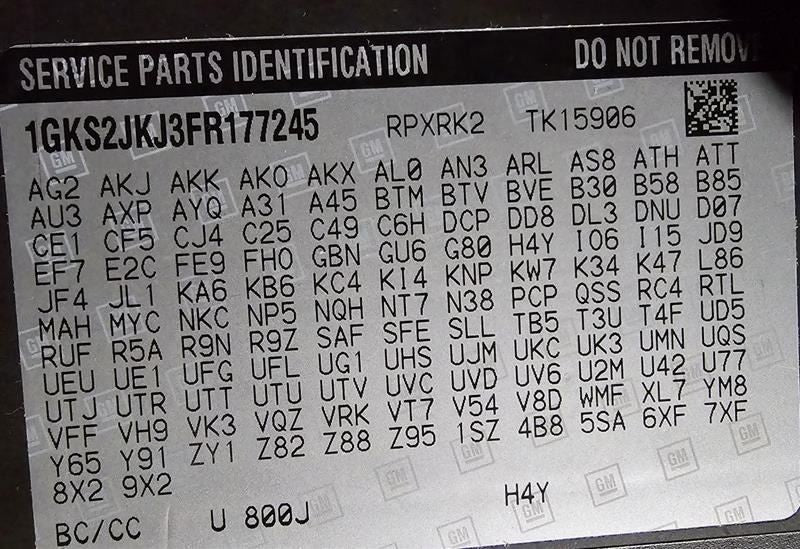 Driver Left Headlight HID Opt T4F Fits 15-20 YUKON 583994