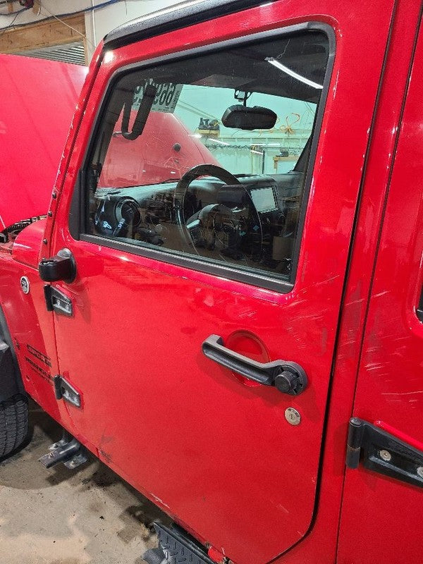 Driver Front Door VIN W 6th Digit Jk Body Full Door Fits 11-18 WRANGLE