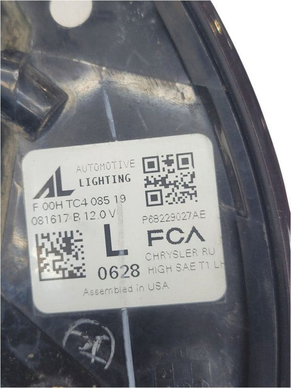 Driver Tail Light LED Lamps Quarter Panel Mounted Fits 17-20 PACIFICA 