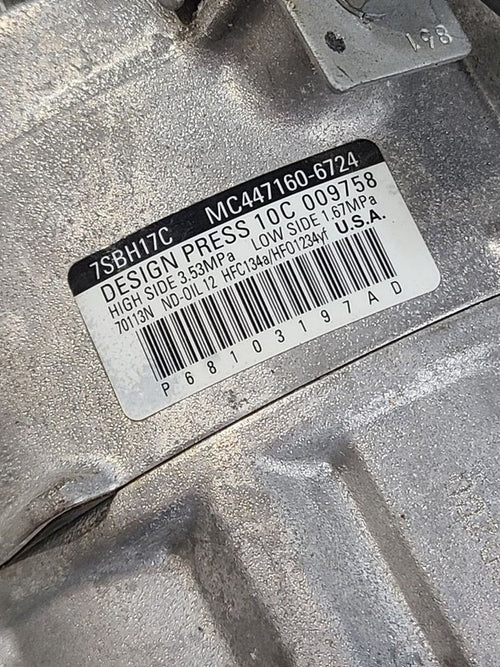 AC Compressor Fits 14-23 CHEROKEE 652503