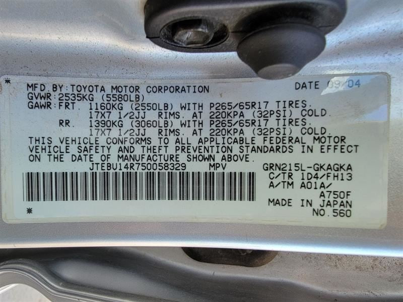 Carrier Front Axle 4.0L 1GRFE Engine 6 Cylinder Fits 03-18 4 RUNNER 41