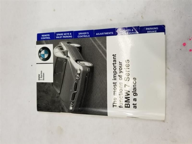 745I      2002 Owners Manual 544864