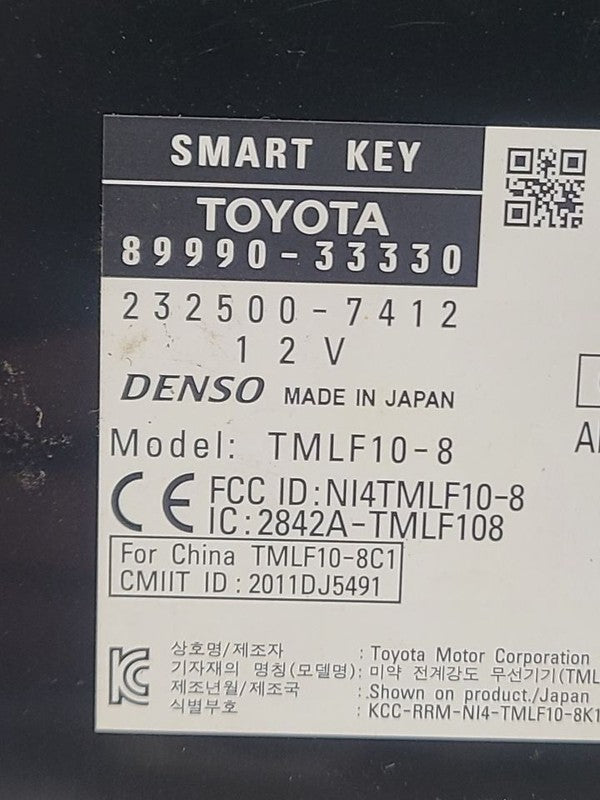 Chassis ECM Theft-locking Keyless Ignition Smart Key Fits 13 LEXUS ES3