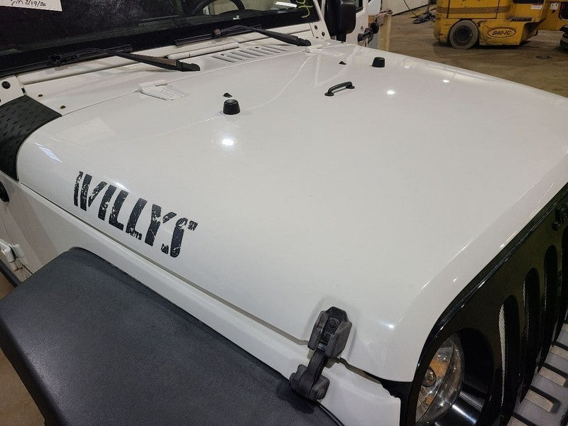 Hood VIN W 6th Digit Jk Body Flat Center Fits 13-18 WRANGLER 662037